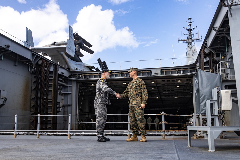 MRF-D 24.3: U.S. Marines, Royal Australian Navy participate in the 82nd Anniversary Memorial Ceremony of the HMAS Canberra Battle of Savo Island
