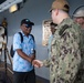 Distinguished Visitors Meet with Vice Adm. Kacher aboard USS Blue Ridge