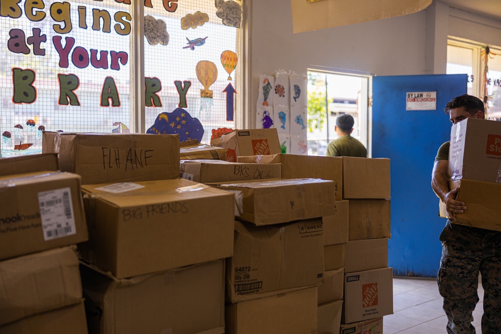 Koa Moana 24: Pohnpei Public Library Book Delivery and Reading to Youth