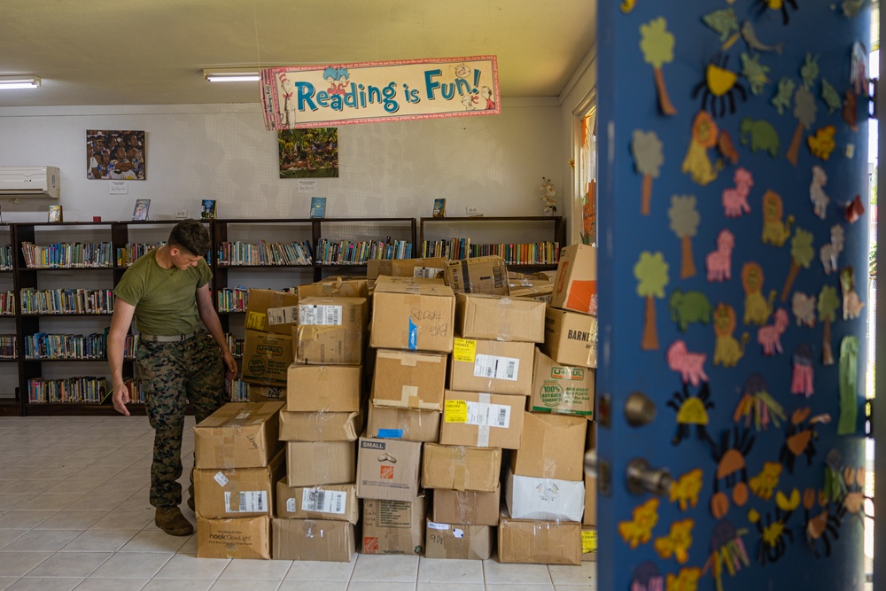 Koa Moana 24: Pohnpei Public Library Book Delivery and Reading to Youth