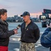 USS Emory S. Land Goes Live With ABC News