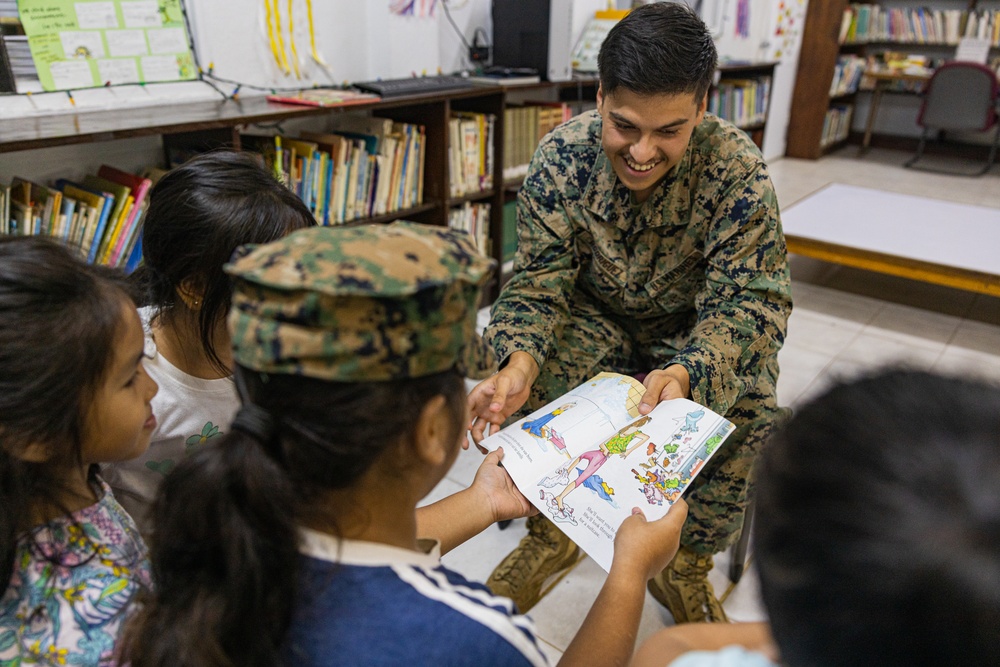 Koa Moana 24: Pohnpei Public Library Book Delivery and Reading to Youth