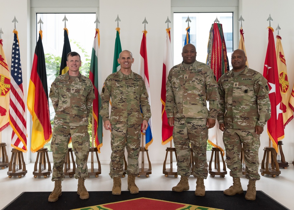 IMCOM Command Team Visits Garrison Wiesbaden