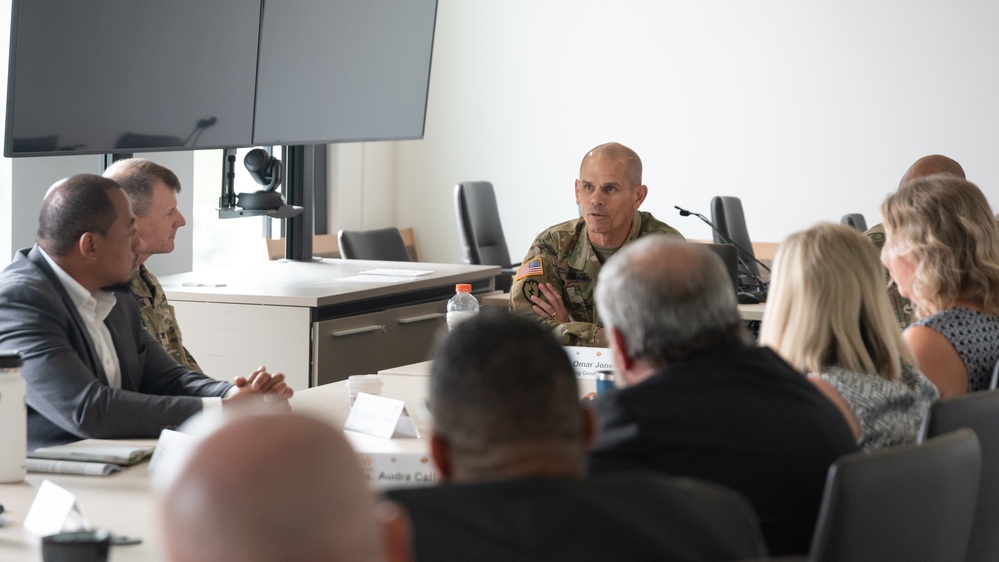 IMCOM Command Team Visits Garrison Wiesbaden