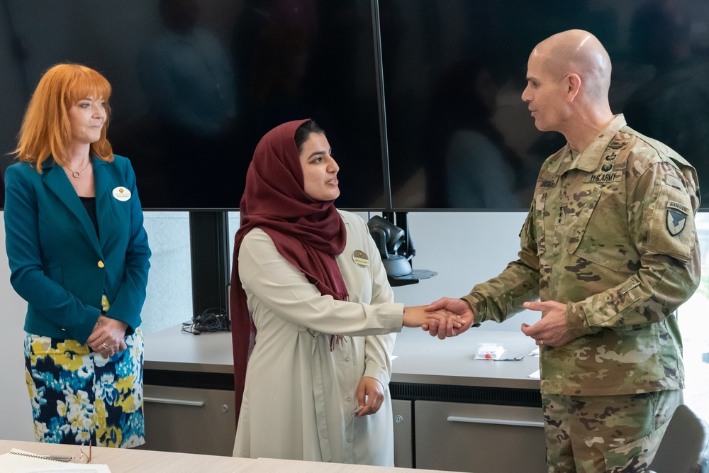 IMCOM Command Team Visits Garrison Wiesbaden