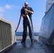 USS Bulkeley executes a Fresh Water Wash-down