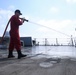 USS Bulkeley executes a Fresh Water Wash-down