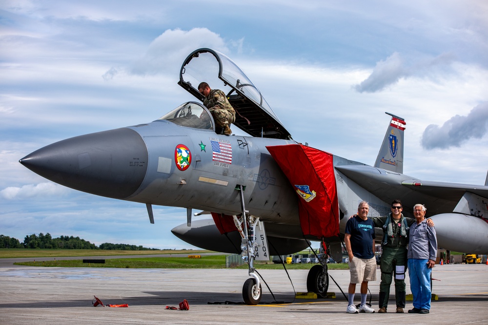 MIG Killer, F-15C from the 104th Fighter Wing retired and donated to Empire State Aerospace Museum in Schenectady, NY August 12th 2024.