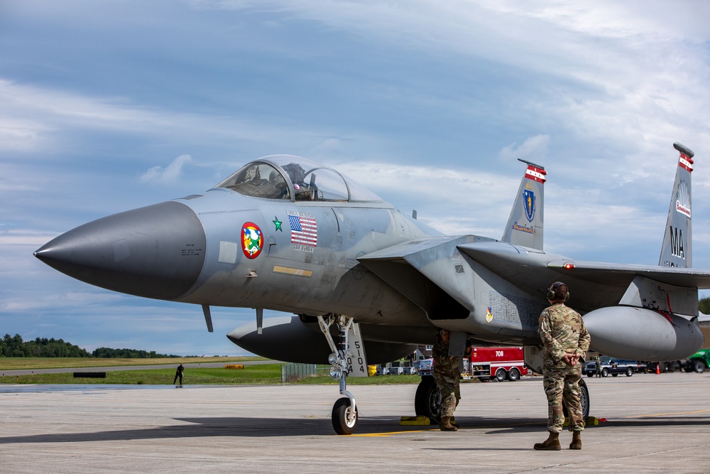 MIG Killer, F-15C from the 104th Fighter Wing retired and donated to Empire State Aerospace Museum in Schenectady, NY August 12th 2024.