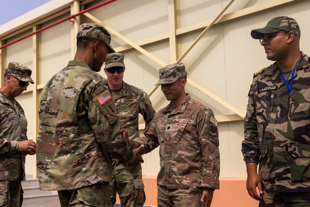 Maj. Gen. Gainey visits Arcane Thunder 24