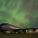 127th Wing tankers under the Northern Lights