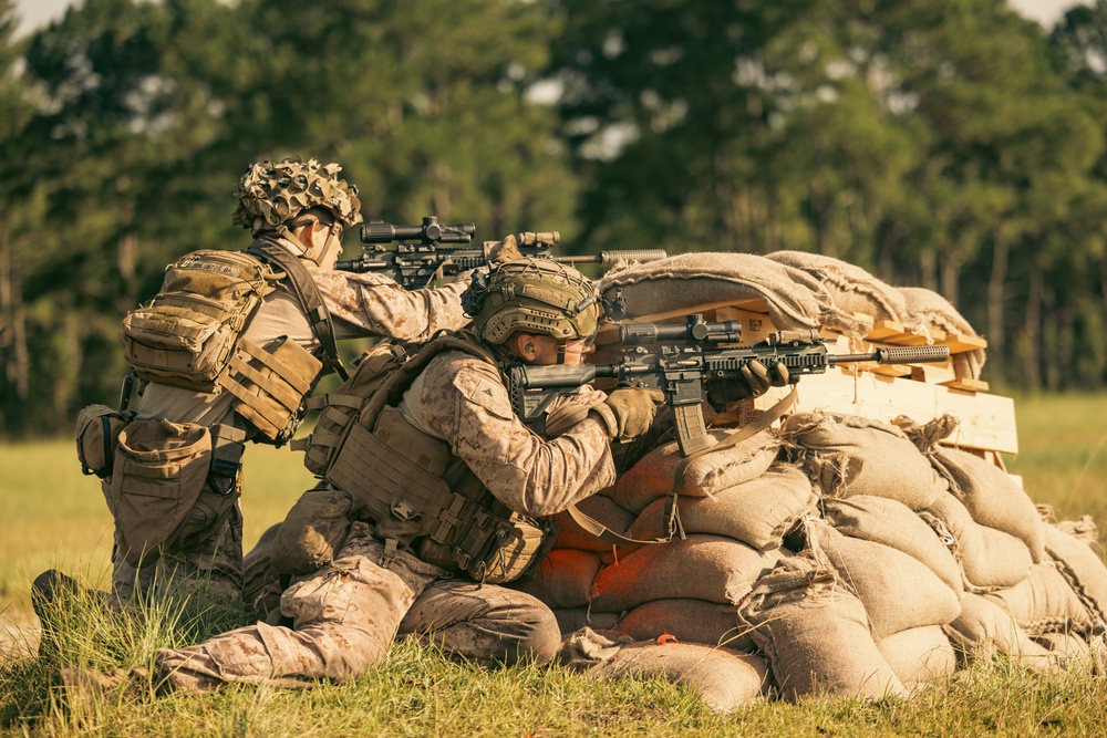 Fortifying Efforts: 2/2 Conducts Live-Fire Squad Attacks during UAE UET 24-2