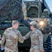10th AAMDC Commanding General and Command Chief Warrant Officer visit Ansbach, Germany