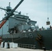 15th MEU Marines Offload USS Harpers Ferry in South Korea