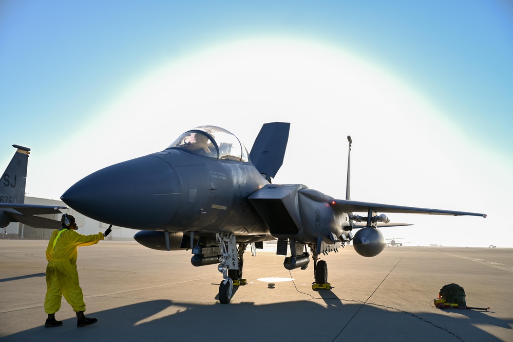 4th Fighter Wing launches F-15Es during Bamboo Eagle 24-3