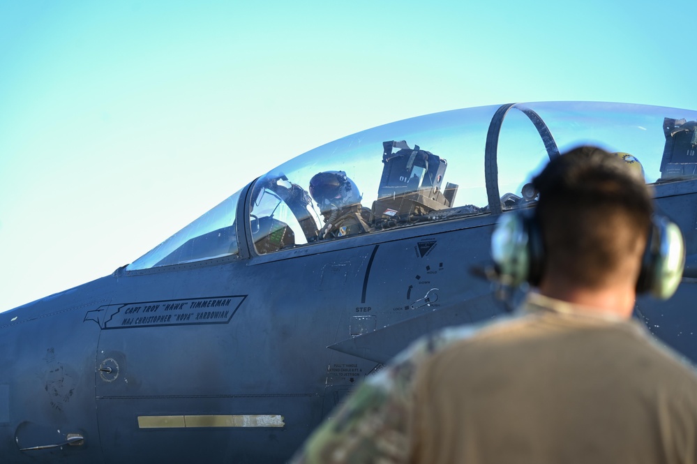 4th Fighter Wing launches F-15Es during Bamboo Eagle 24-3