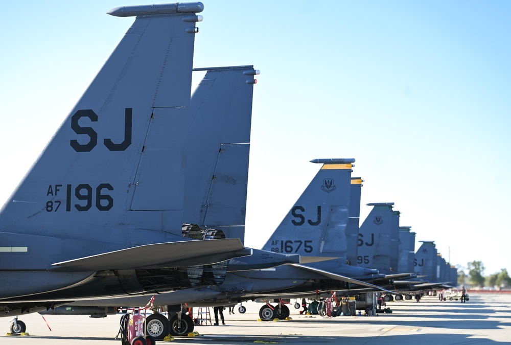 4th Fighter Wing launches F-15Es during Bamboo Eagle 24-3