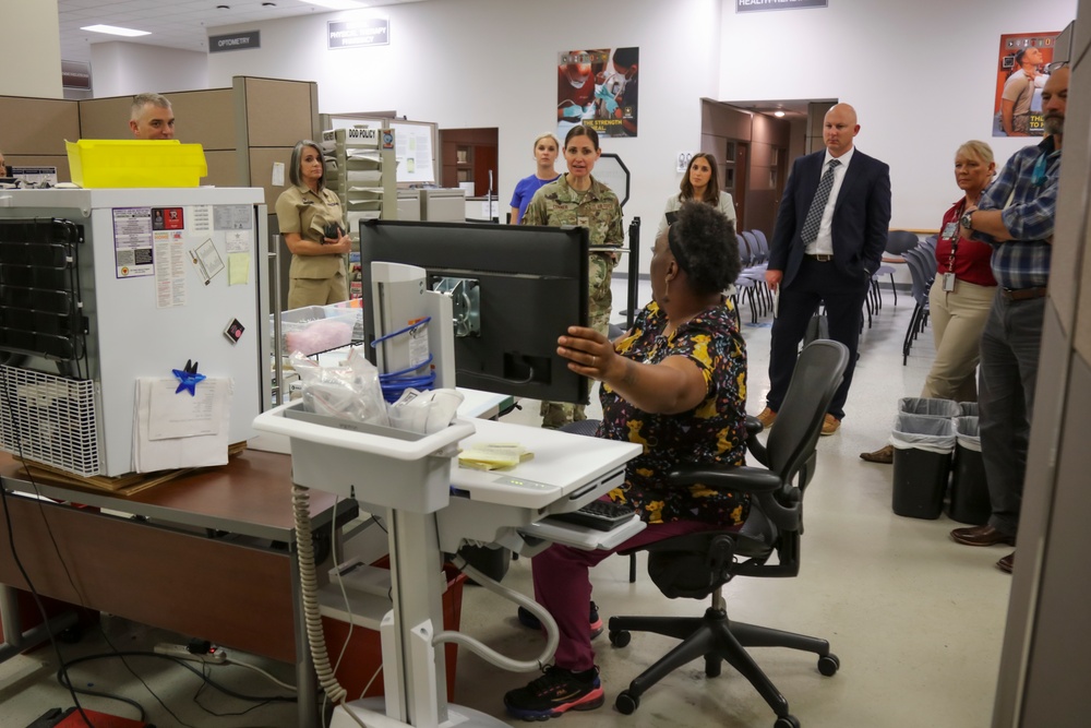 DHA Admiral Visits BACH
