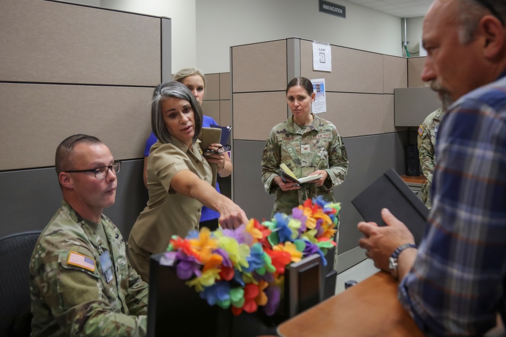 DHA Admiral Visits BACH