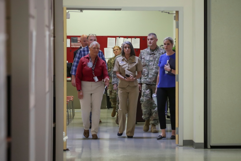 DHA Admiral Visits BACH