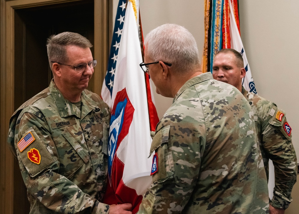 Maj. Gen. Scott M. Sherman assumes command of Army North