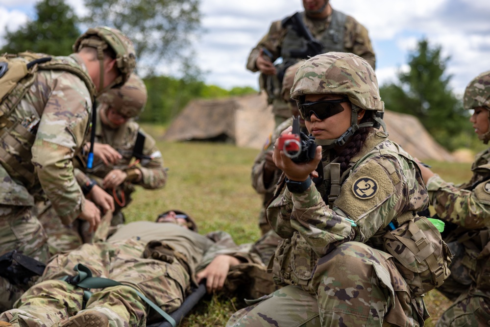 Combat medics train with medical drone in Exercise Northern Strike 24-2