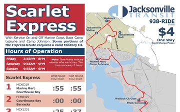 City Bus Route Offers Patrons Affordable Transportation between Camp Lejeune and Jacksonville