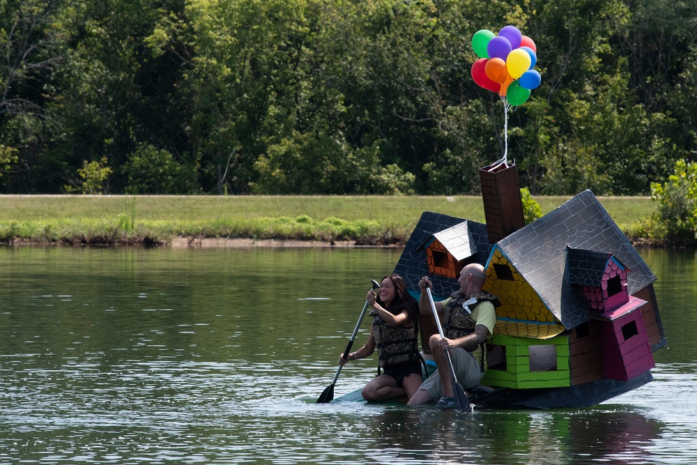 FMWR hosts Cardboard Boat Race