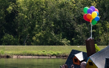 FMWR hosts Cardboard Boat Race