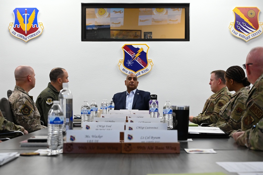 Assistant SAF/IE visits Nellis AFB