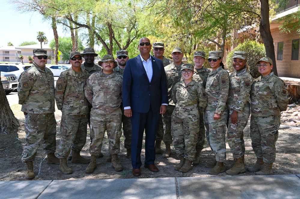 Assistant SAF/IE visits Nellis AFB