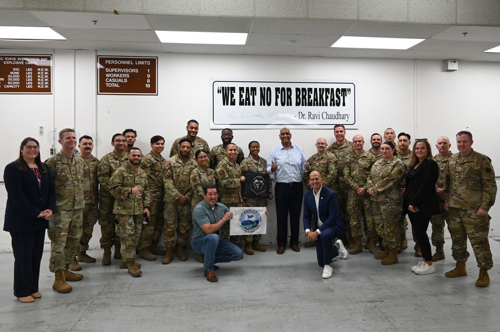 Assistant SAF/IE visits Nellis AFB