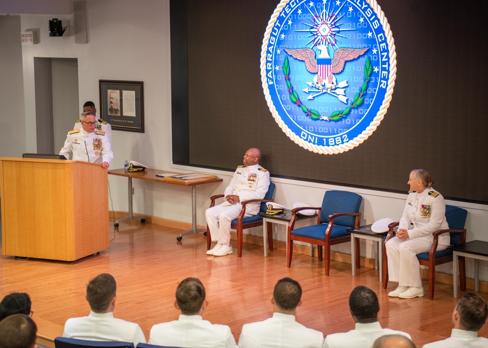 ONI FTAC Conducts Change of Command Ceremony