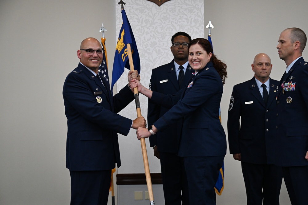 375th Communications Squadron Change of Command