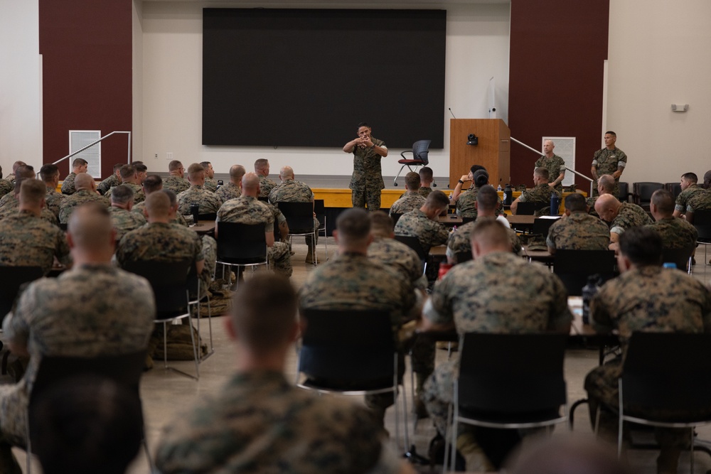 Sergeant Major of the Marine Corps visits SNCOA - Camp Lejeune