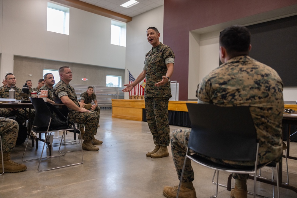 Sergeant Major of the Marine Corps visits SNCOA - Camp Lejeune