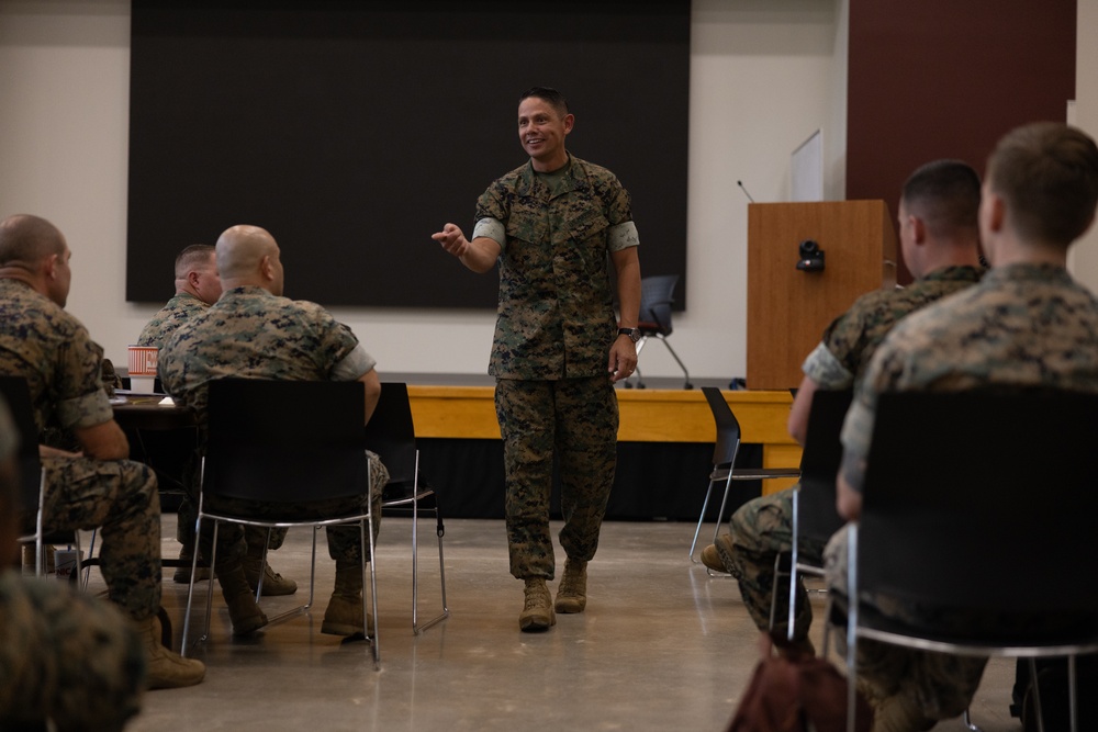 Sergeant Major of the Marine Corps visits SNCOA - Camp Lejeune