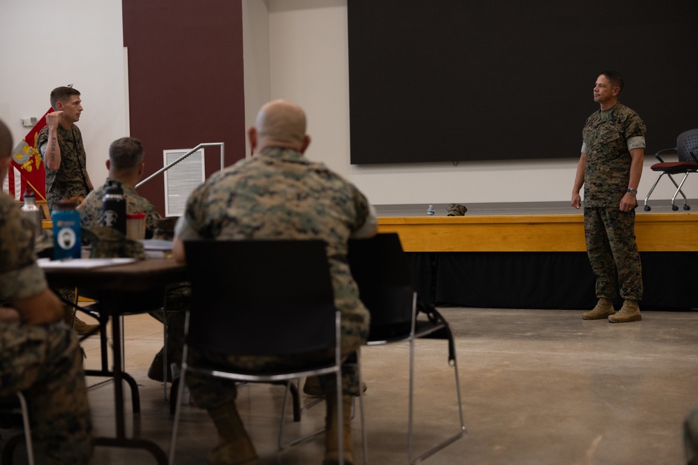 Sergeant Major of the Marine Corps visits SNCOA - Camp Lejeune