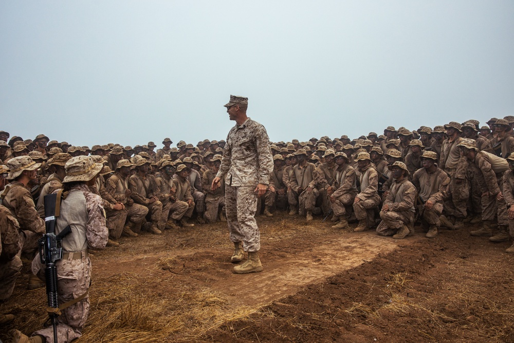 Alpha Company EGA Ceremony