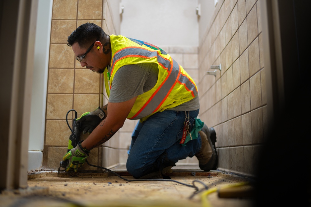 502d Civil Engineer Squadron Improves Dorm Infrastructure