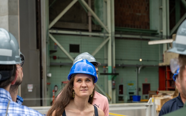 USACE member looks off into distance