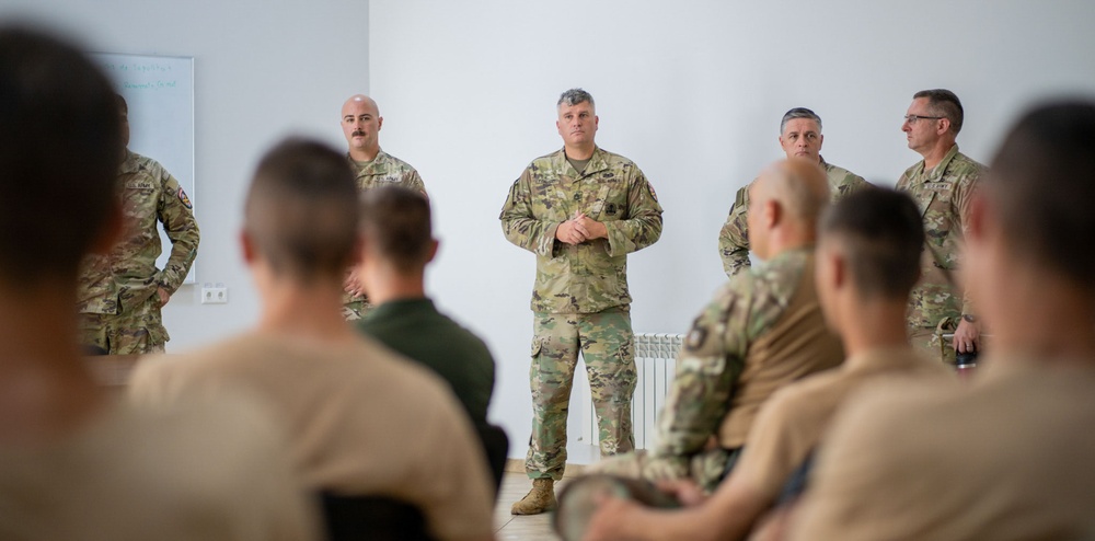 2024 Fire Shield Briefings with Moldovan Soldiers