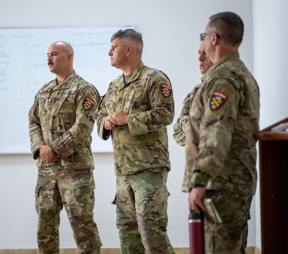2024 Fire Shield Briefings with Moldovan Soldiers