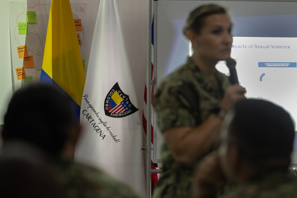 Continuing Promise 2024 hosts Women, Peace, and Security (WPS) seminar at Centro Colombo Americano in Cartagena, Colombia