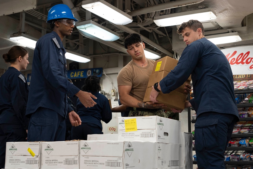 USS Bataan Sailors Conduct Working Party