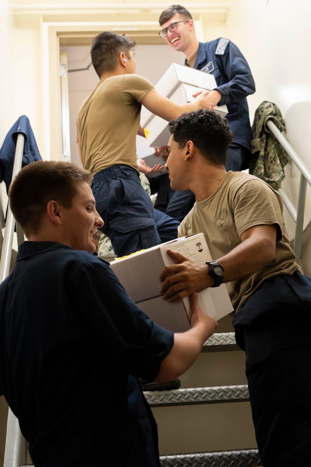 USS Bataan Sailors Conduct Working Party