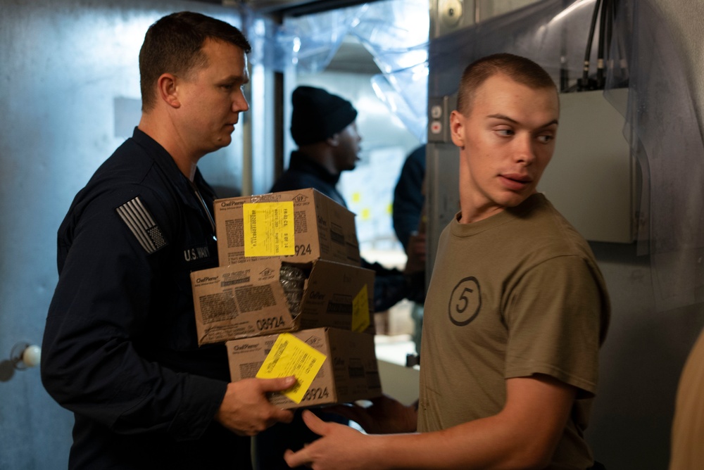 USS Bataan Sailors Conduct Working Party