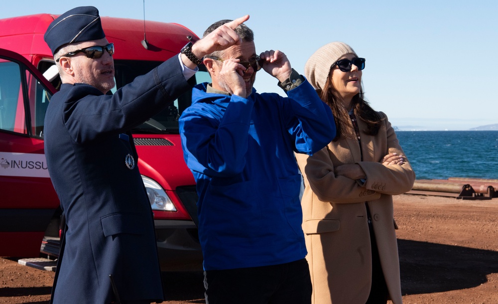 King, queen of Denmark, Greenland prime minister visit Pituffik SB