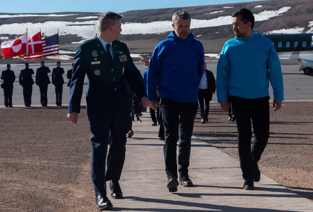 King, queen of Denmark, Greenland prime minister visit Pituffik SB