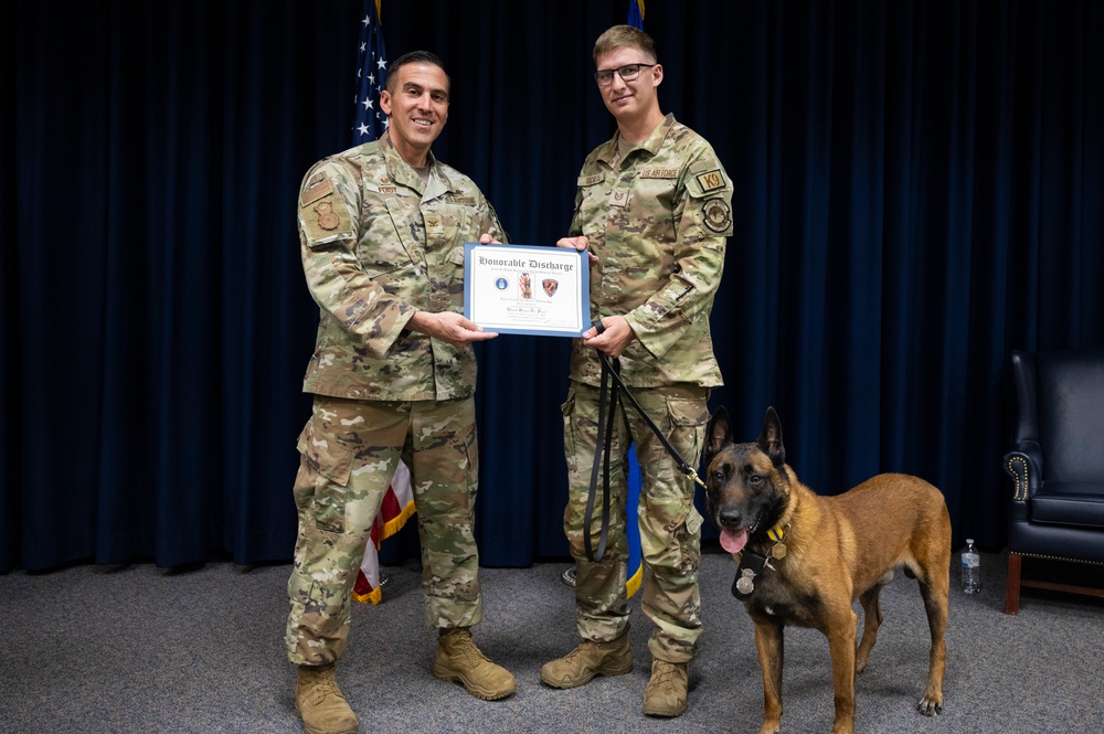 MWD Betyar retires at KAFB